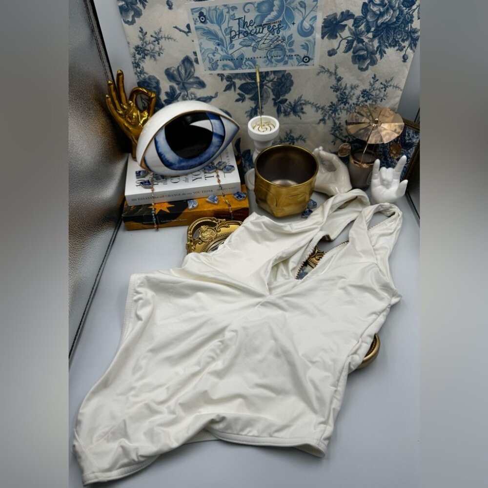 🆕 ZIMMERMANN 🧿 NWOT Teddy Paisley Plunge Bathing Suit, Sz 3 - MISSING BELT - Picture 14 of 16